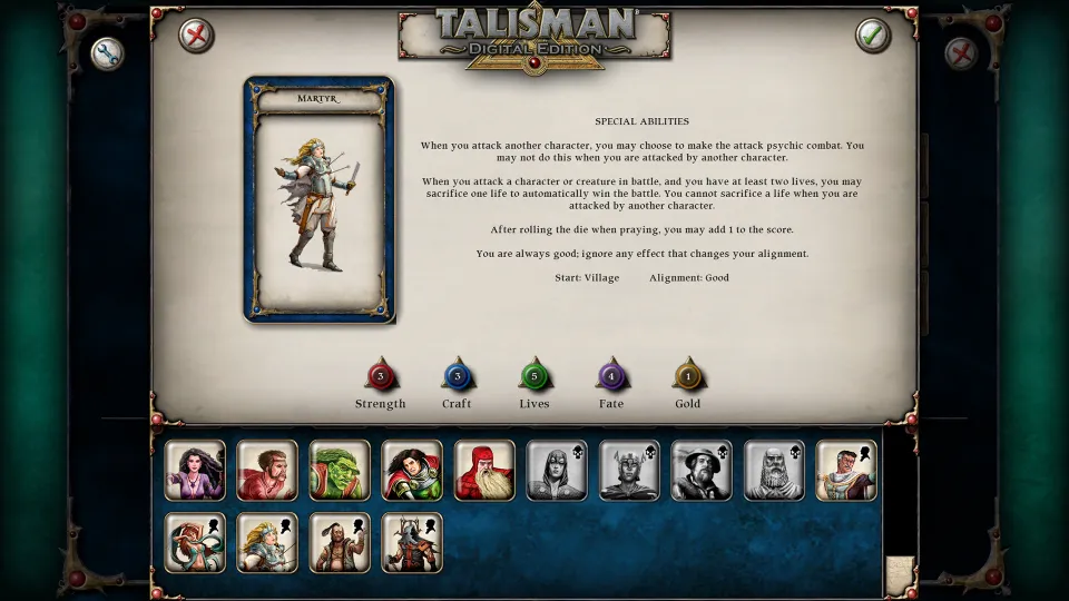 Talisman - Gambler and Martyr Character Packs Steam CD Key