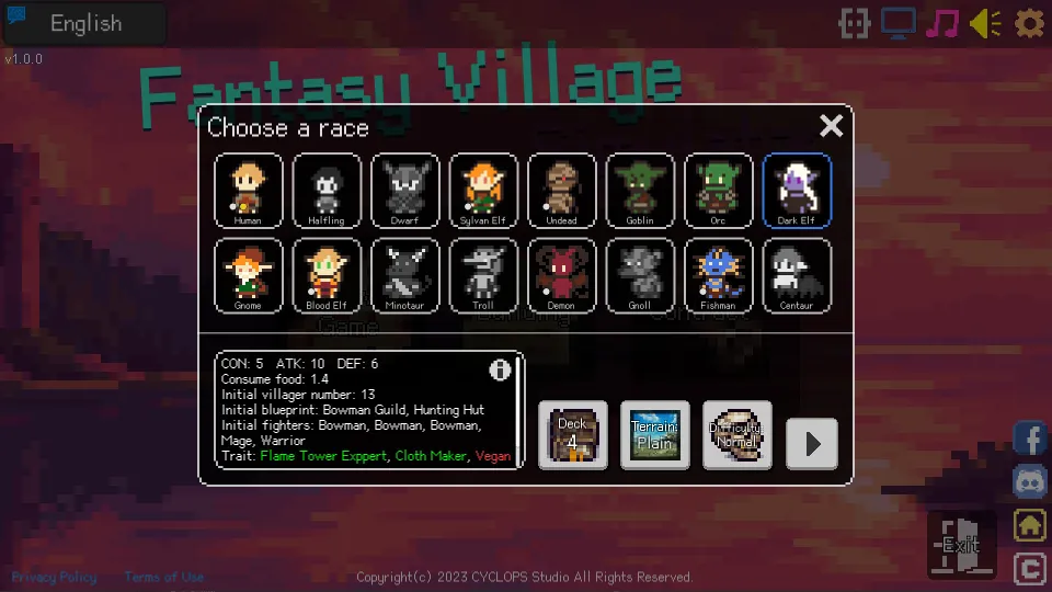 Fantasy Village Simulator