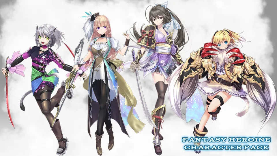 RPG Maker MV - Fantasy Heroine Character Pack