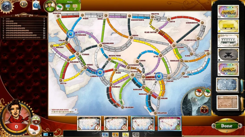 Ticket to Ride Legendary Asia