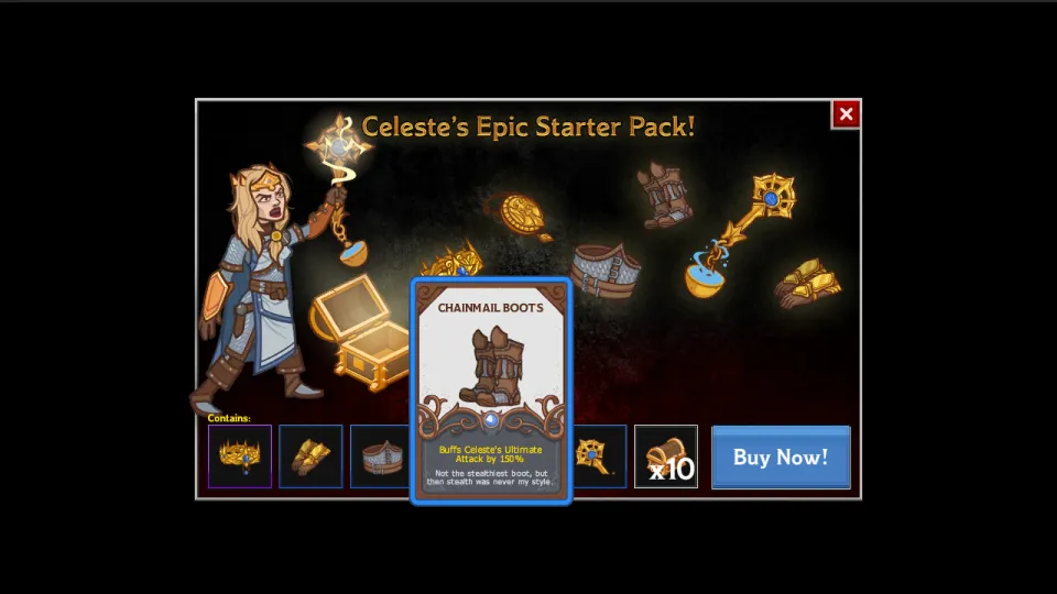 Idle Champions of the Forgotten Realms - Celeste's Starter Pack