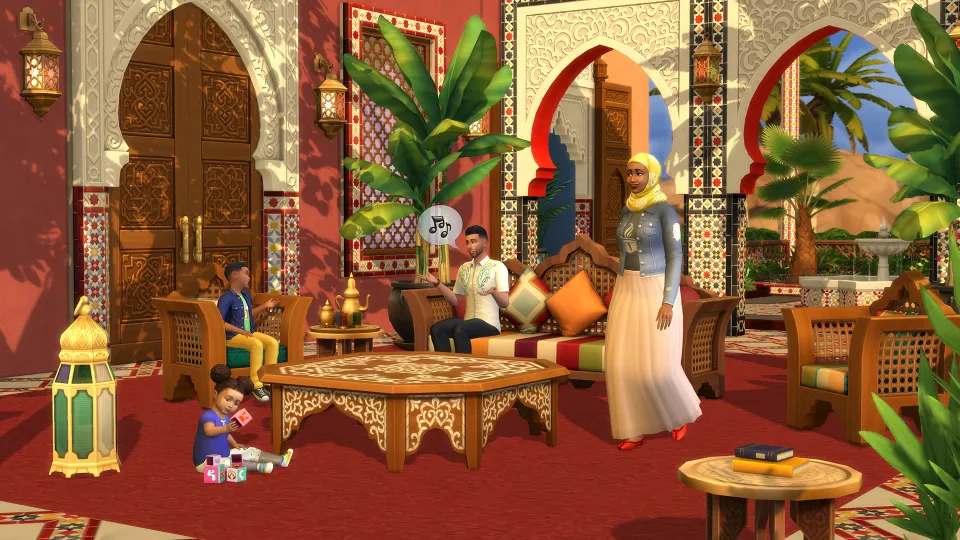 The Sims 4 Courtyard Oasis Kit (PC) - EA App Key