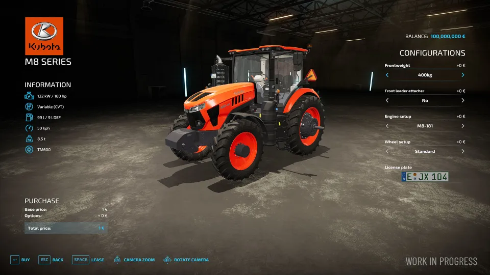 Farming Simulator 22 - Kubota Pack (PC) - Giants Key