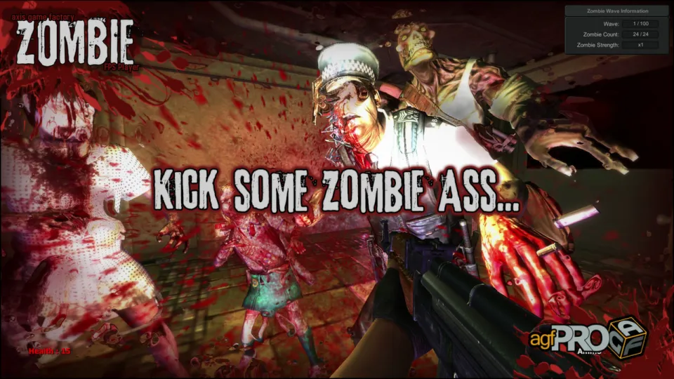 Axis Game Factory's AGFPRO Zombie FPS Player