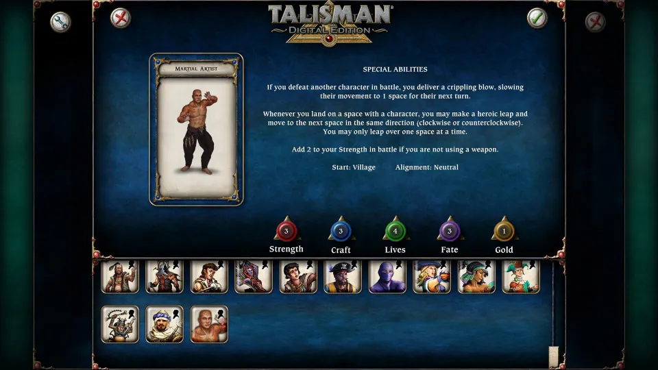 Talisman - Character Pack #14 - Martial Artist