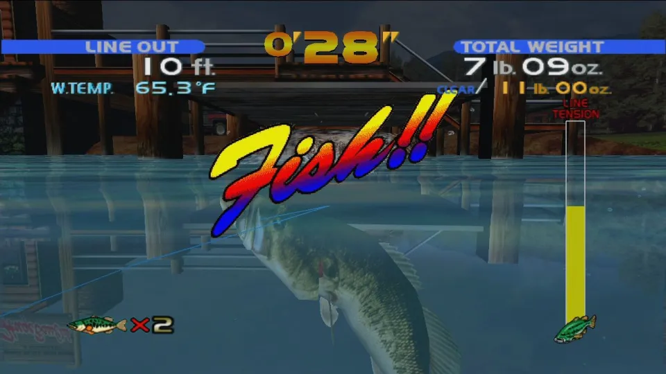 SEGA Bass Fishing + Eastside Hockey Manager