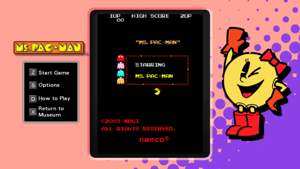 PAC-MAN MUSEUM - Ms. PAC-MAN