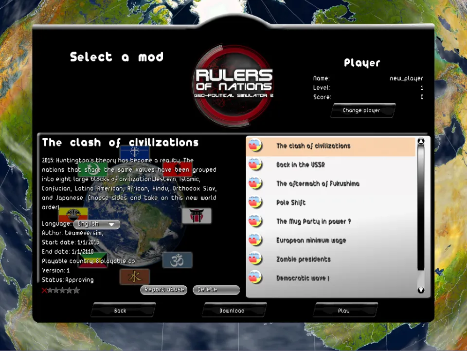Rulers of Nations - Modding Tool
