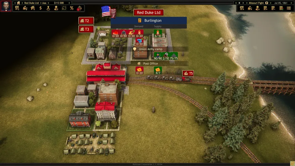 Railroad Corporation - Civil War