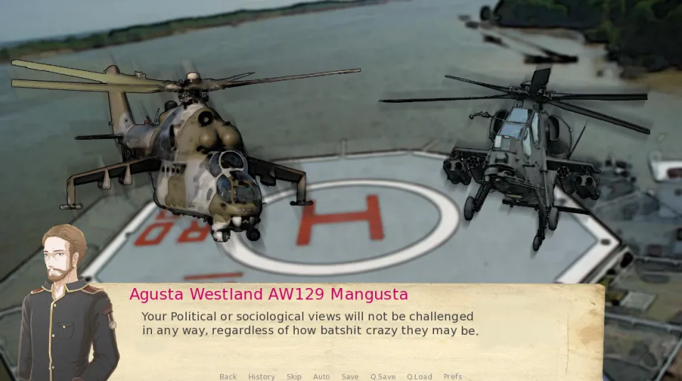Attack Helicopter Dating Simulator