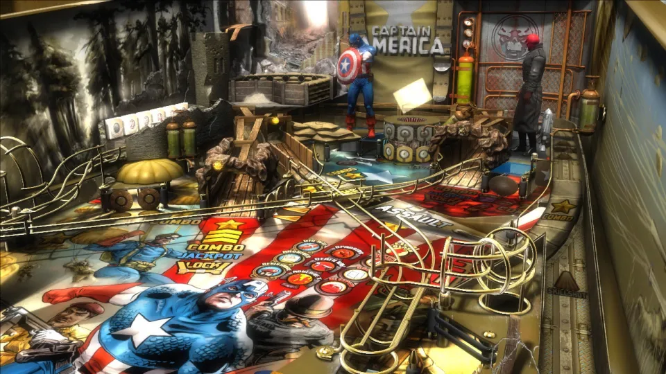 Pinball FX2 - Captain America Table