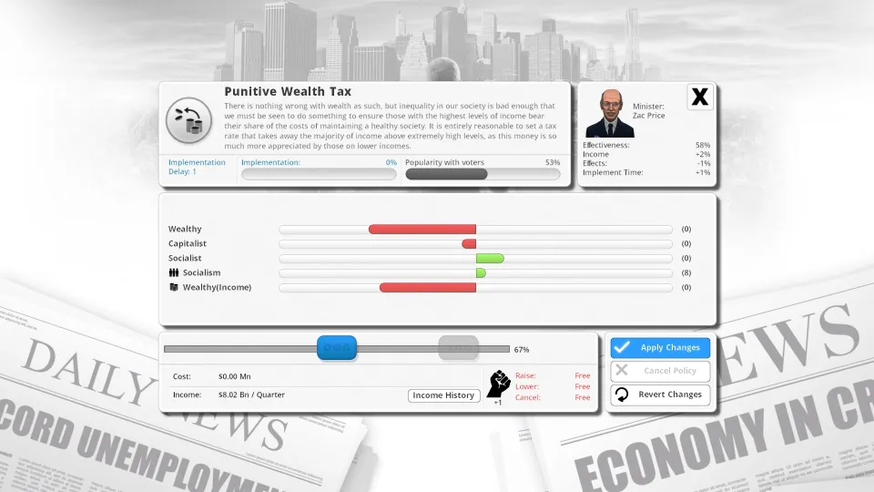 Democracy 3 - Extremism Steam Gift