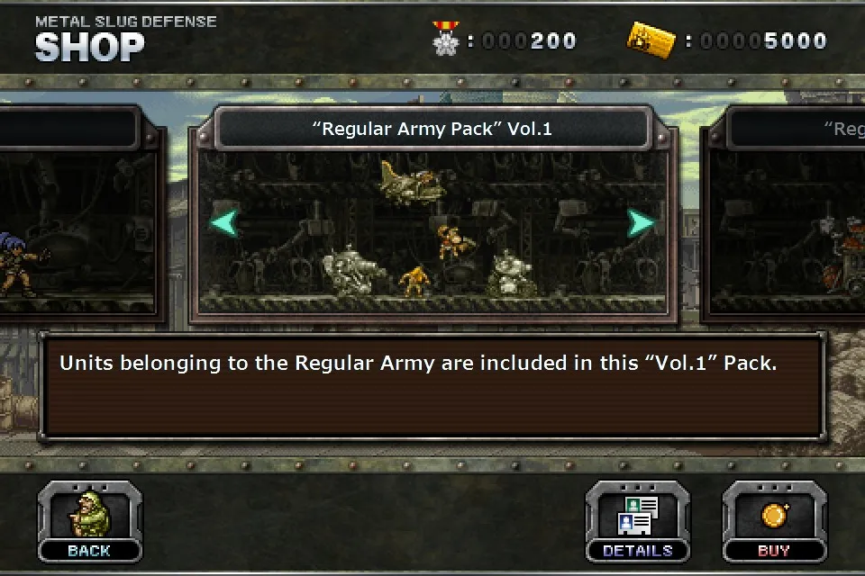 METAL SLUG DEFENSE - “Regular Army Pack” Vol.1 Steam Gift