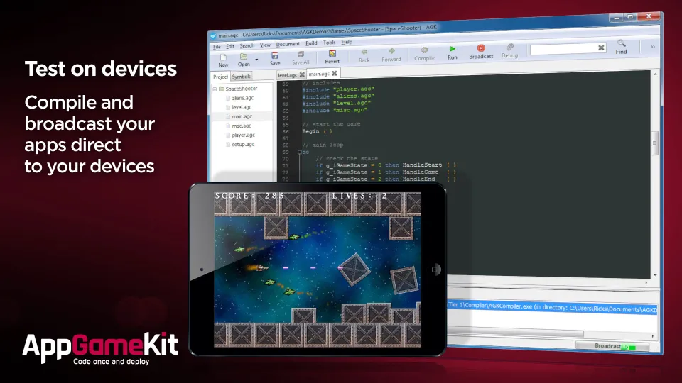 App Game Kit: Easy + Instant Game Development
