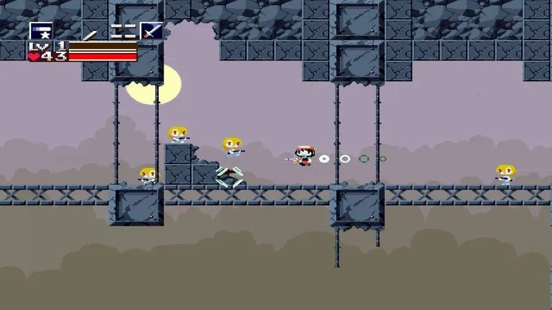 Gratuitous Space Battles + Cave Story