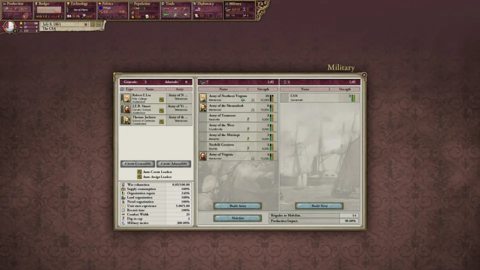Victoria II: Songs of the Civil War Steam Gift