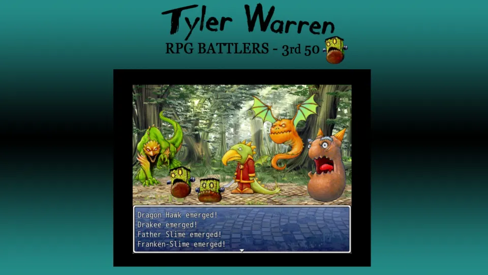 RPG Maker: Tyler Warren's 3rd 50 Battler Pack