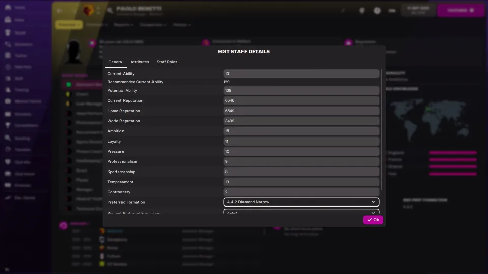 Football Manager 2022 In-game Editor