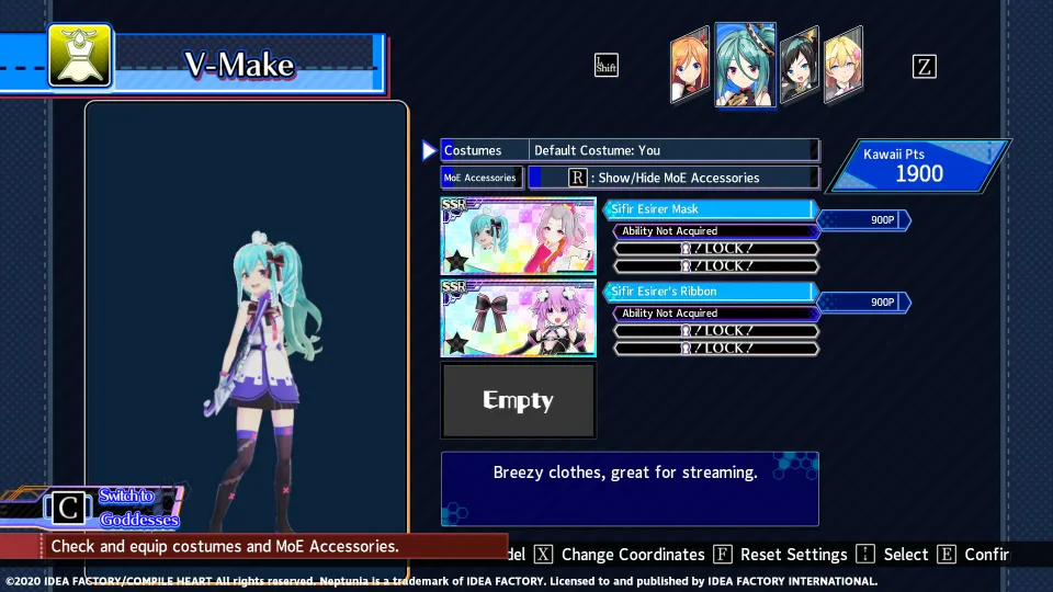 Neptunia Virtual Stars - Sifir Esirer Pack