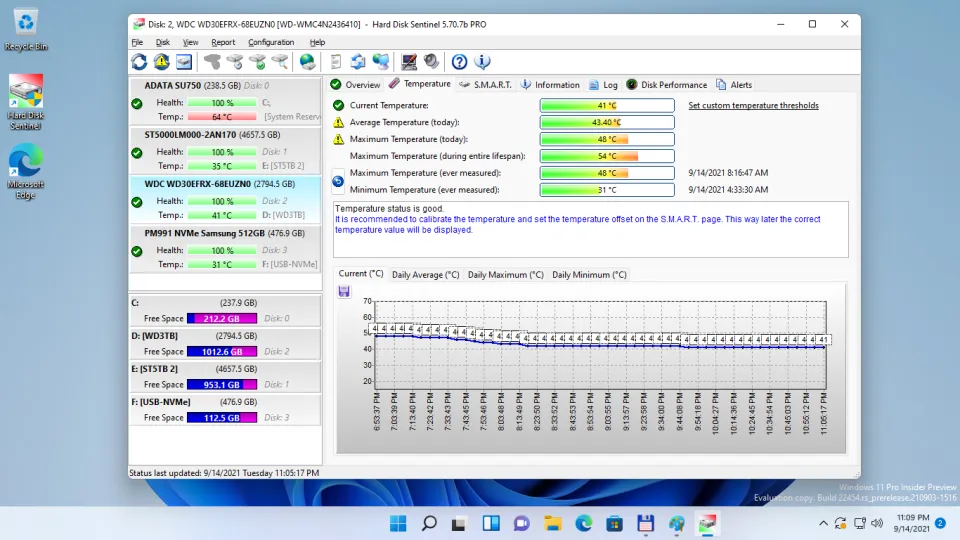 Hard Disk Sentinel Professional (1 Device, Lifetime) - HDSentinel Key