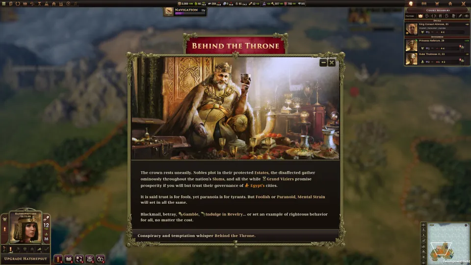Old World: Behind the Throne