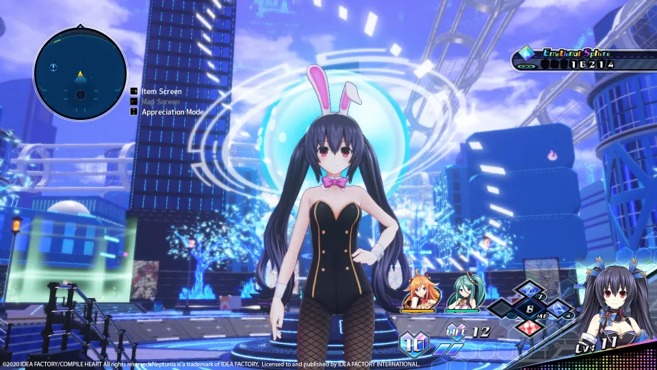 Neptunia Virtual Stars - Bunny Outfit: Goddess Set