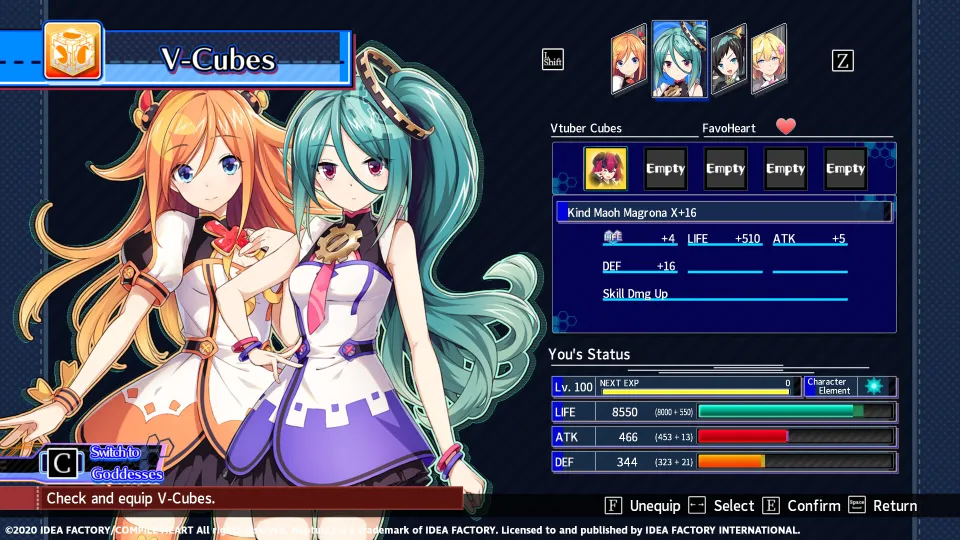 Neptunia Virtual Stars - Maoh Magrona Pack