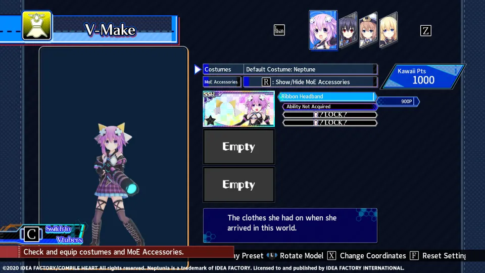 Neptunia Virtual Stars - Pinky Pop Hepburn Pack