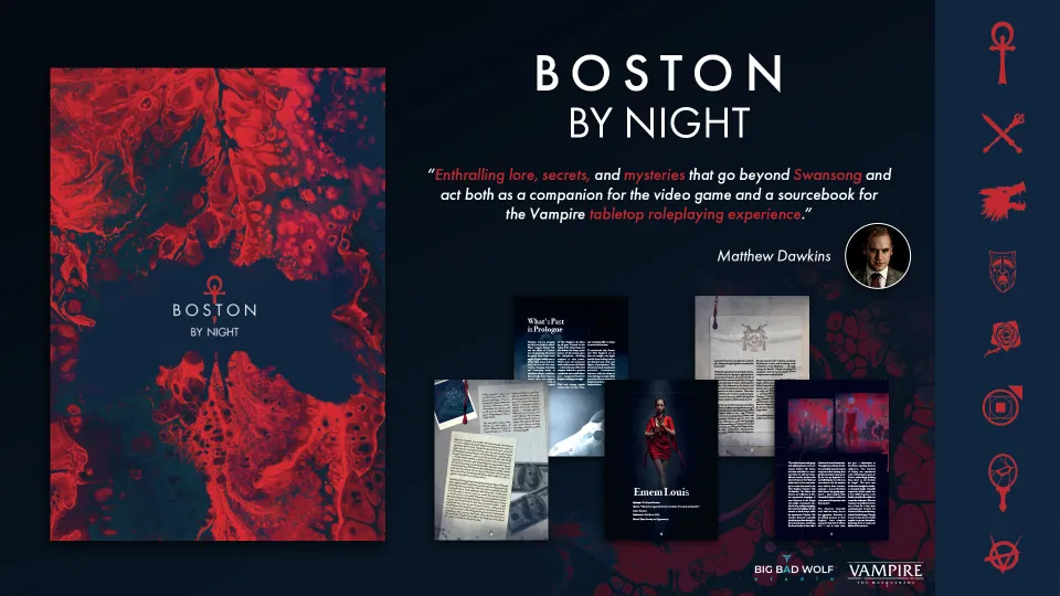 Vampire: The Masquerade - Swansong BOSTON BY NIGHT