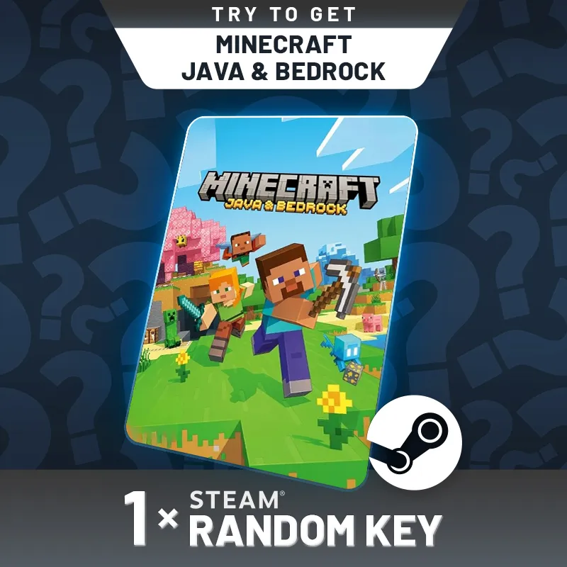 Try To Get Minecraft: Java & Bedrock Edition 1 Key