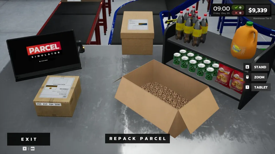 Parcel Simulator
