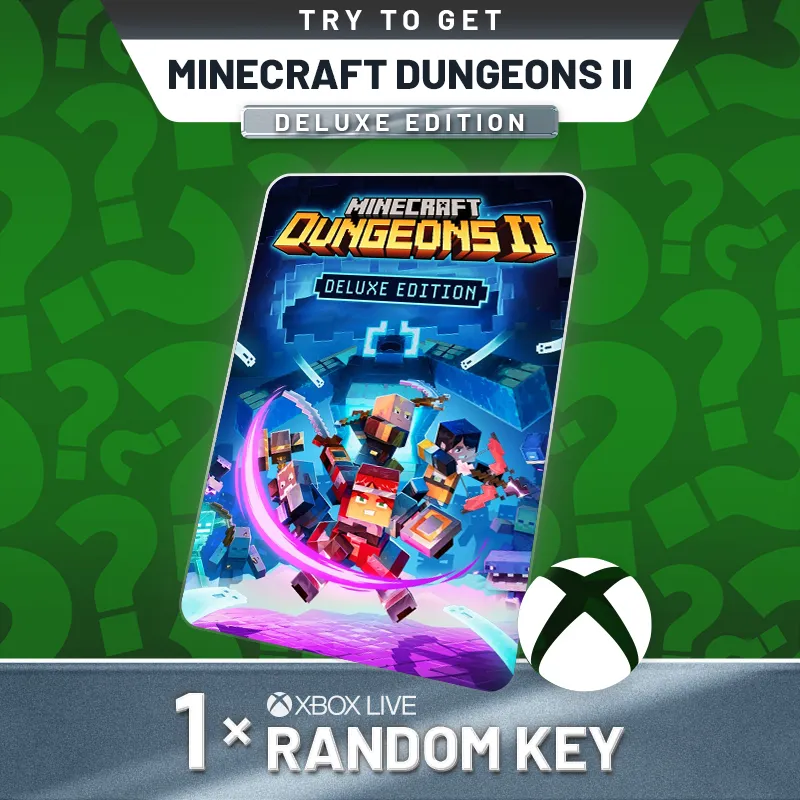 Try To Get Minecraft Dungeons II - Random Deluxe 1 Key (Xbox Series X/S, PC)