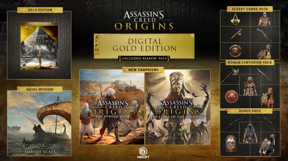 Assassin's Creed Origins | Gold Edition (PC) - Ubisoft Connect Key - AUSTRALIA/NEW ZEALAND