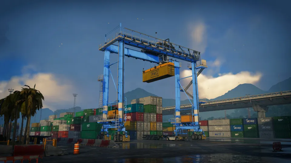 Docked