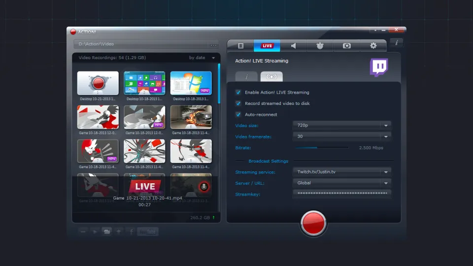 Action! - Gameplay Recording and Streaming