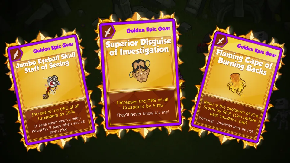 Crusaders of the Lost Idols Legendary Starter Pack