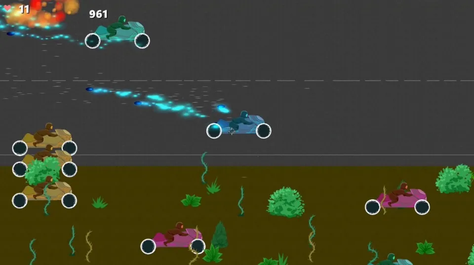 Learn to Drive on Moto Wars