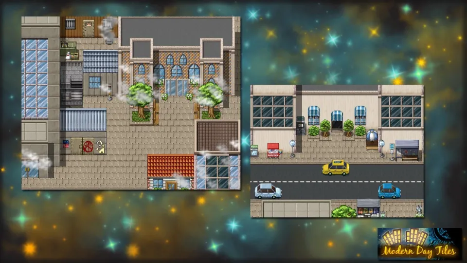 RPG Maker: Modern Day Tiles Resource Pack