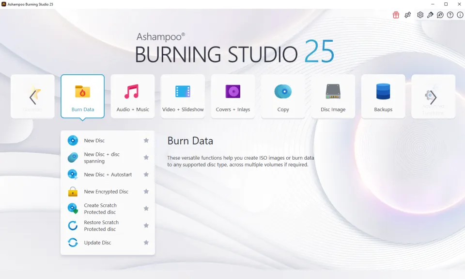Ashampoo Burning Studio 25