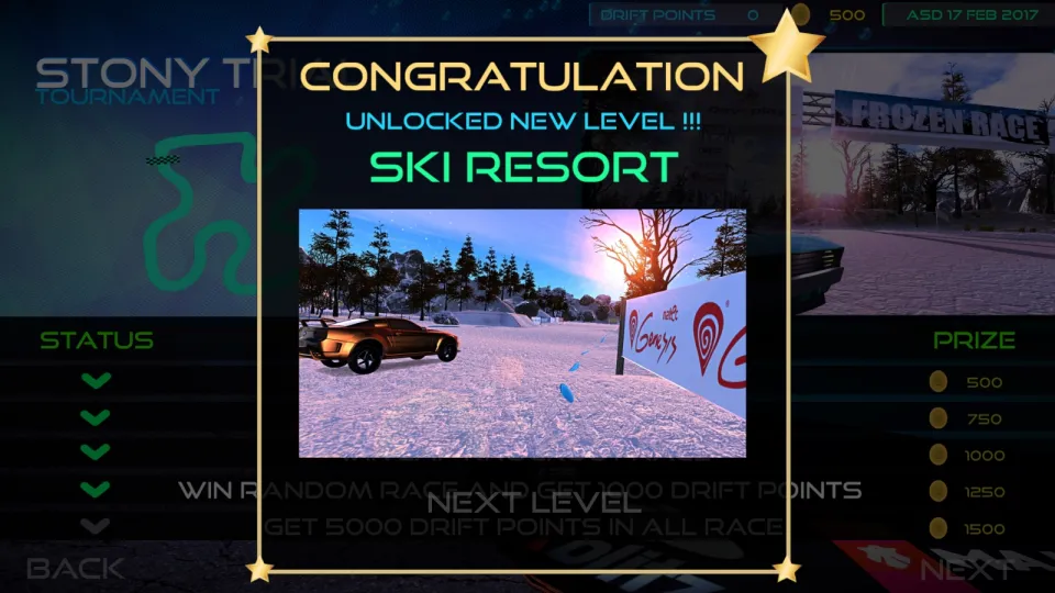 FROZEN DRIFT RACE (RESTOCKED)