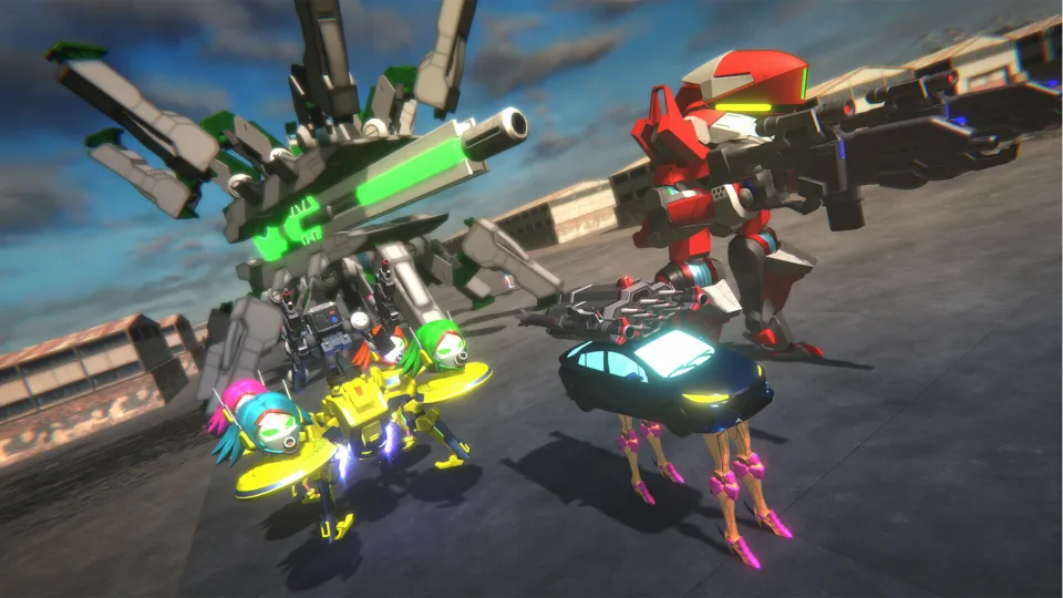CUSTOM MECH WARS EARTH DEFENSE FORCE COLLAB EDITION